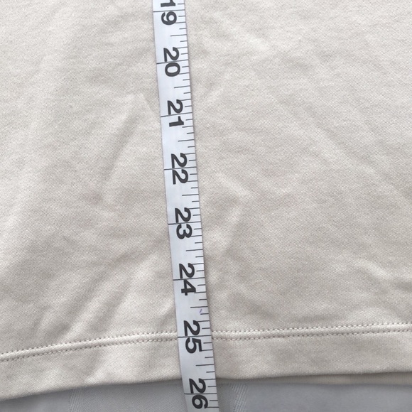 Kim Rogers Square Neck Cream Color Short Sleeve Pullover Top XL NWT - Picture 9 of 10